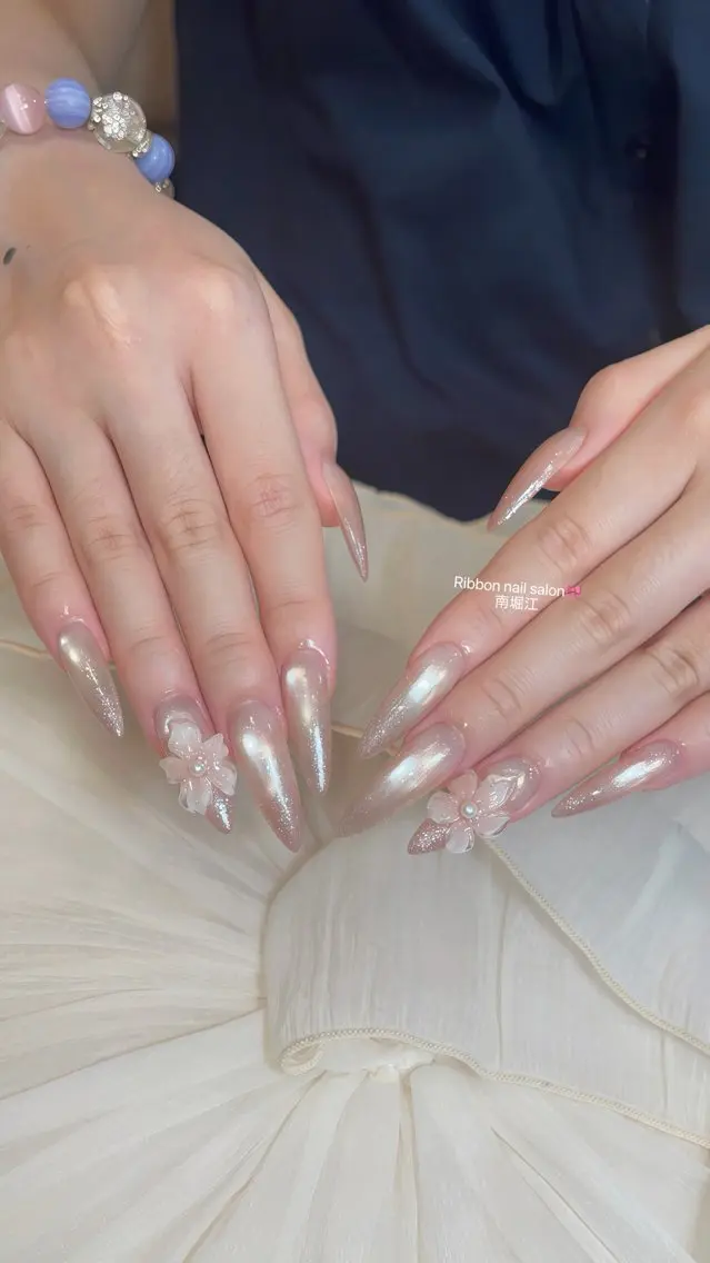 ネイル ハンドネイル RibbonNail 南堀江のネイルデザイン