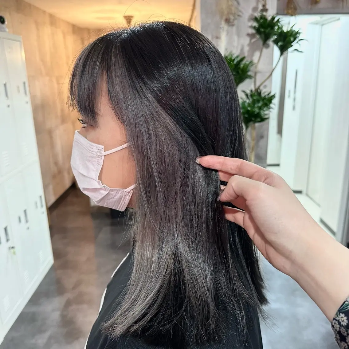 セミロング カラー カット ヘアカラー トリートメント 枚方 tomee 🦋南部　しほ🦋のヘアスタイル