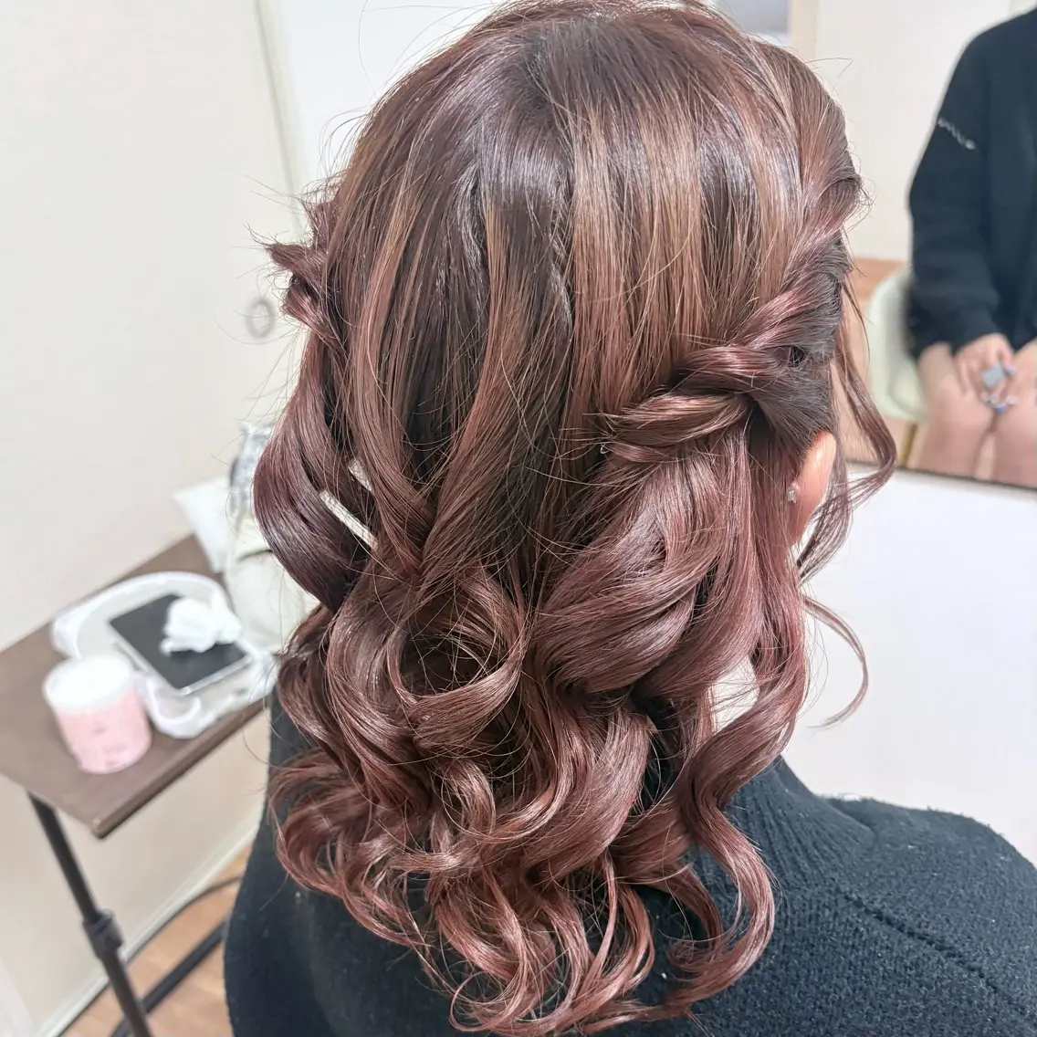 ヘアアレンジ デート ヘアセット/ネイル/ メラニンケア/えりかのネイルデザイン