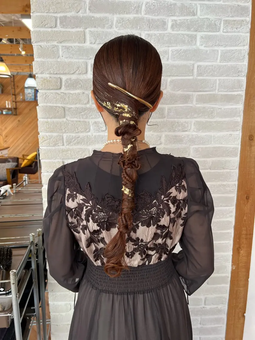 ロング ヘアアレンジ Topstylist YUKIのヘアスタイル