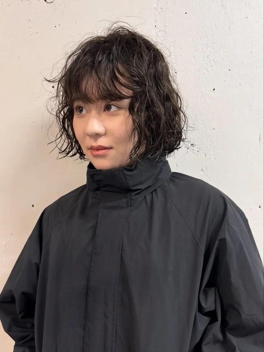 【くせ毛に悩む方へ】くせ毛カット+パーマ🍃くせ毛を活かしたカットとパーマで毎日の朝がラクにオシャレを楽しめるデザインにの写真