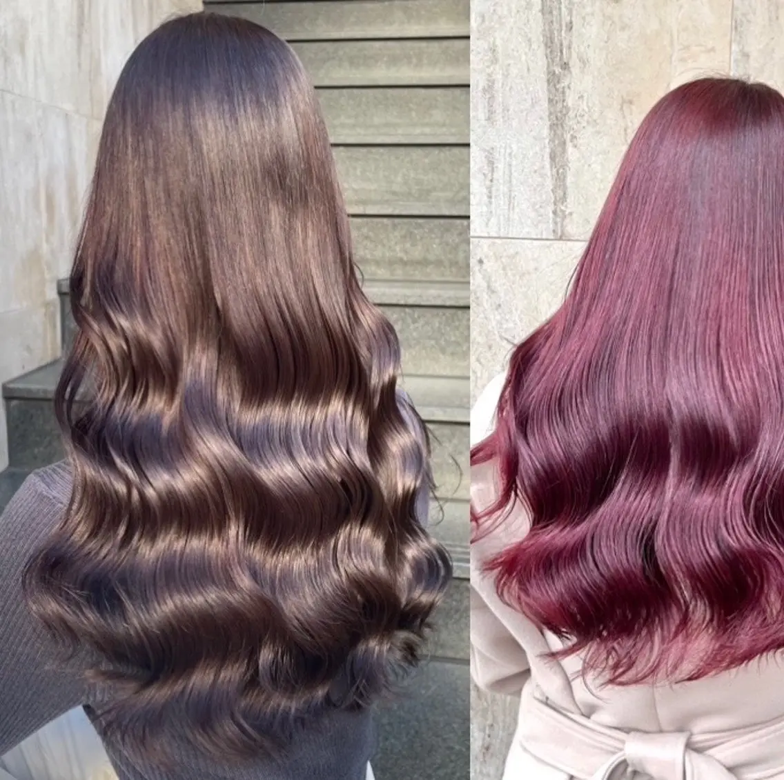 セミロング ヘアカラー トリートメント ミヤザキ タクトのヘアスタイル