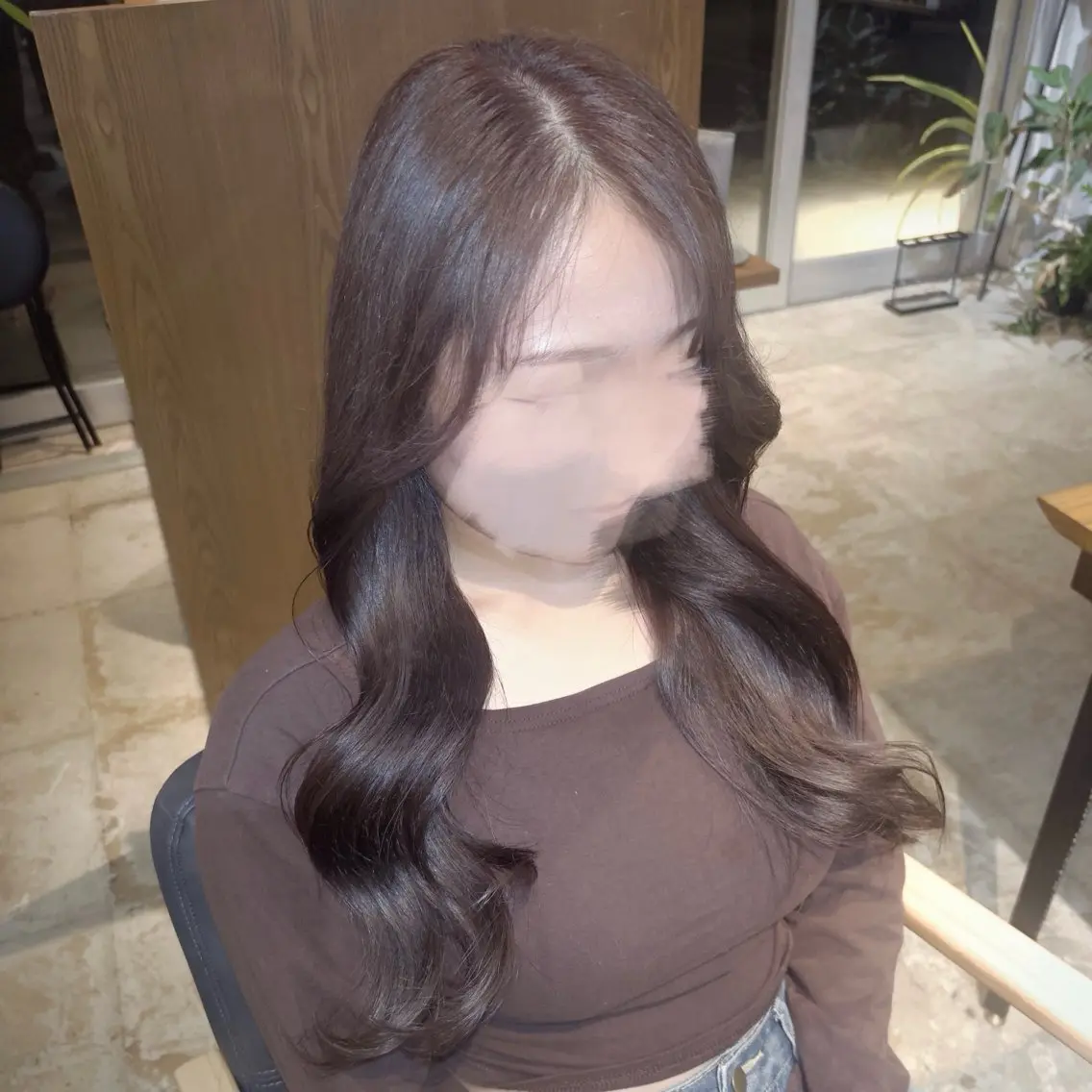 ロング カラー 透明感カラー グレージュ ラベンダーカラー ラベンダーグレージュ ラベンダーグレー ヘアカラー Hair ruup /  マイナのヘアスタイル