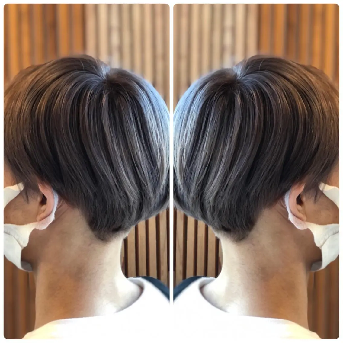 ショート カラー シルバー ヘアカラー トリートメント 小山内 龍一郎 店長のヘアスタイル