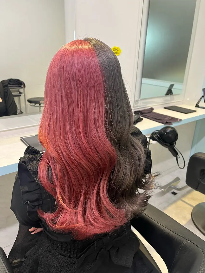 ロング カラー ヘアカラー トリートメント ブリーチカラー 🩵MIZUKIのヘアスタイル