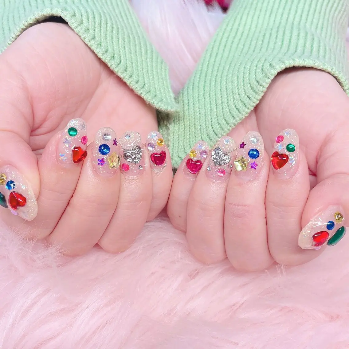 ネイル ハンドネイル MignonReve ♡EIMI🌈のネイルデザイン