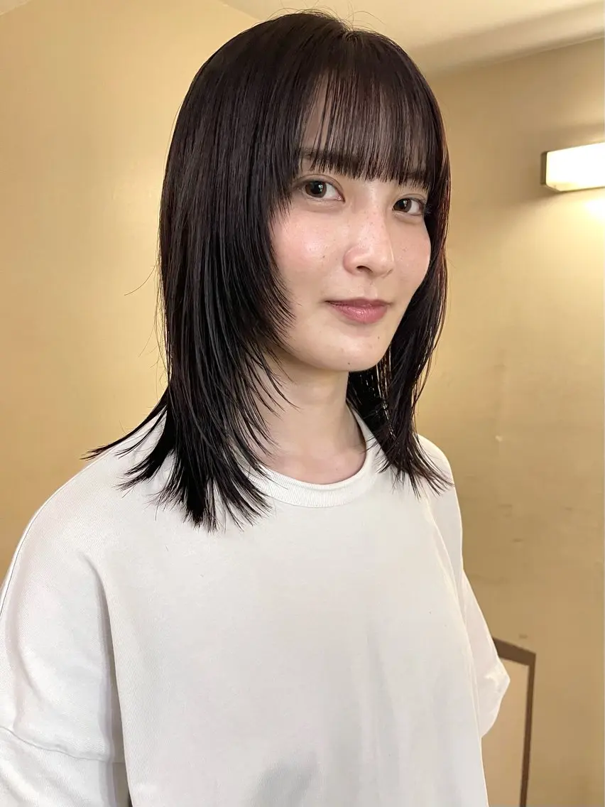 ロング カラー カット ヘアカラー トリートメント ヘアセット 安部佑哉/ハイトーン /レイヤー/ブリーチのヘアスタイル