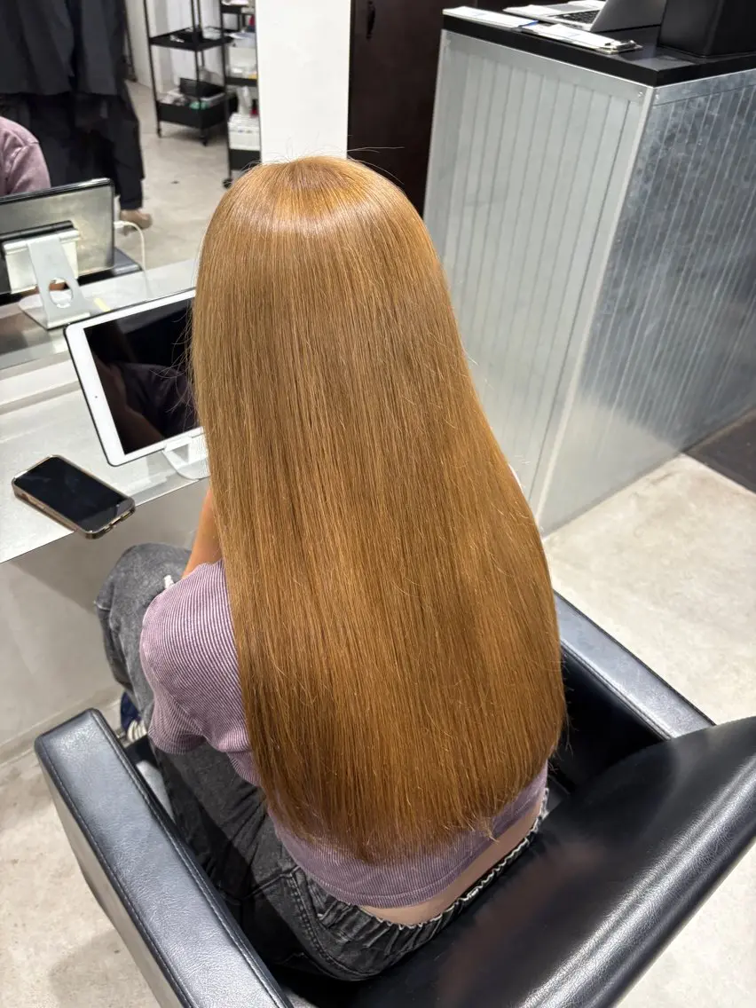 ロング ヘアカラー トリートメント MIHO☾·̩͙⋆ Kroのヘアスタイル