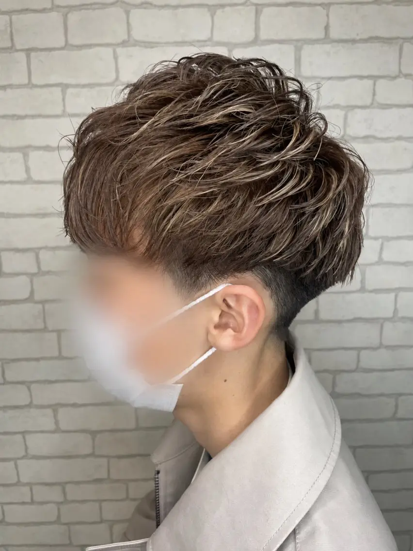 ショート カラー メンズ メンズカット/パーマ manakaのヘアスタイル