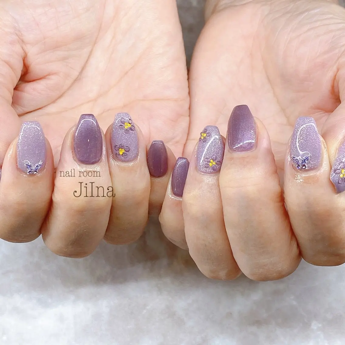 ネイル 持ち込み JiIna nailのネイルデザイン