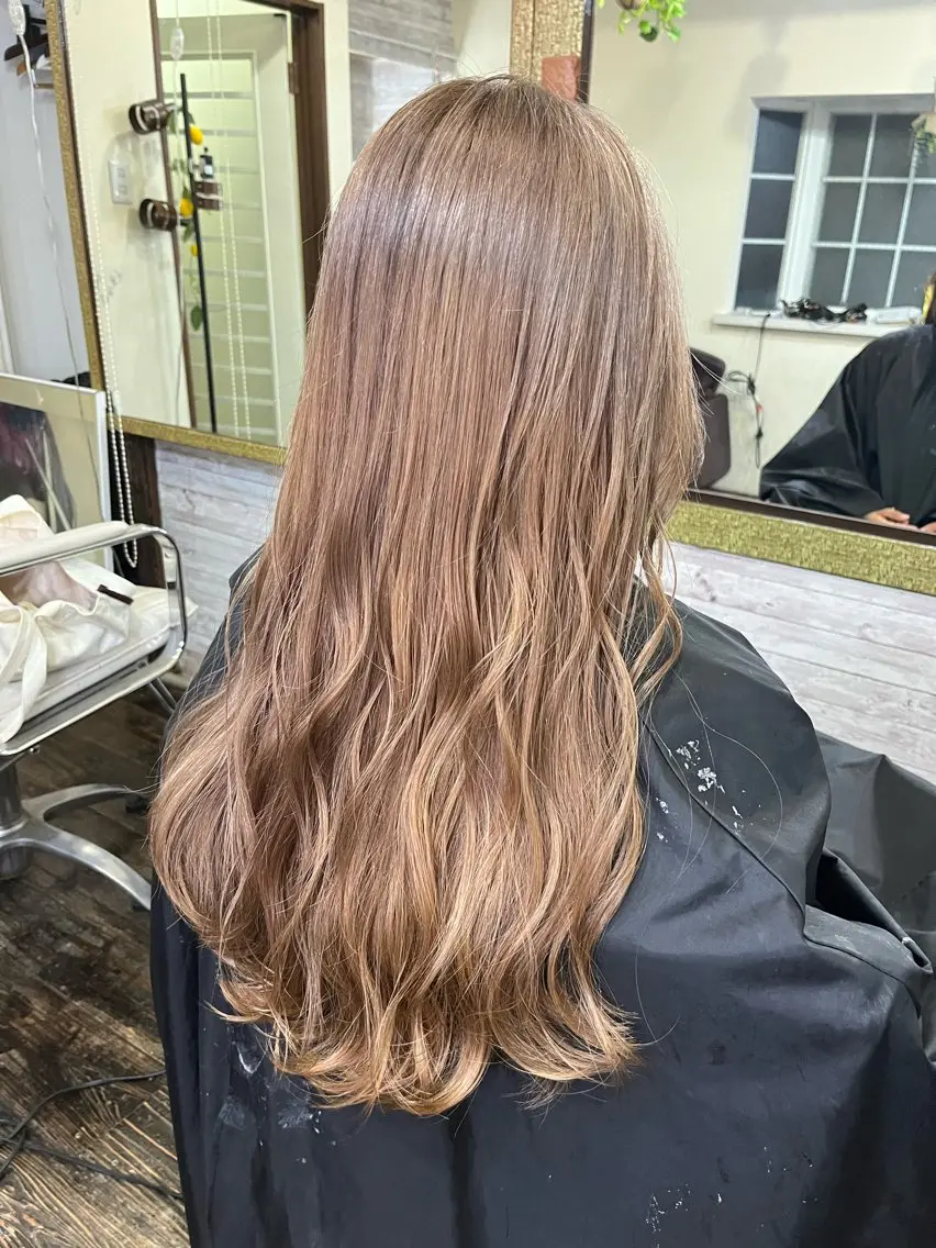 ロング カラー ヘアカラー 渡辺 健太のヘアスタイル