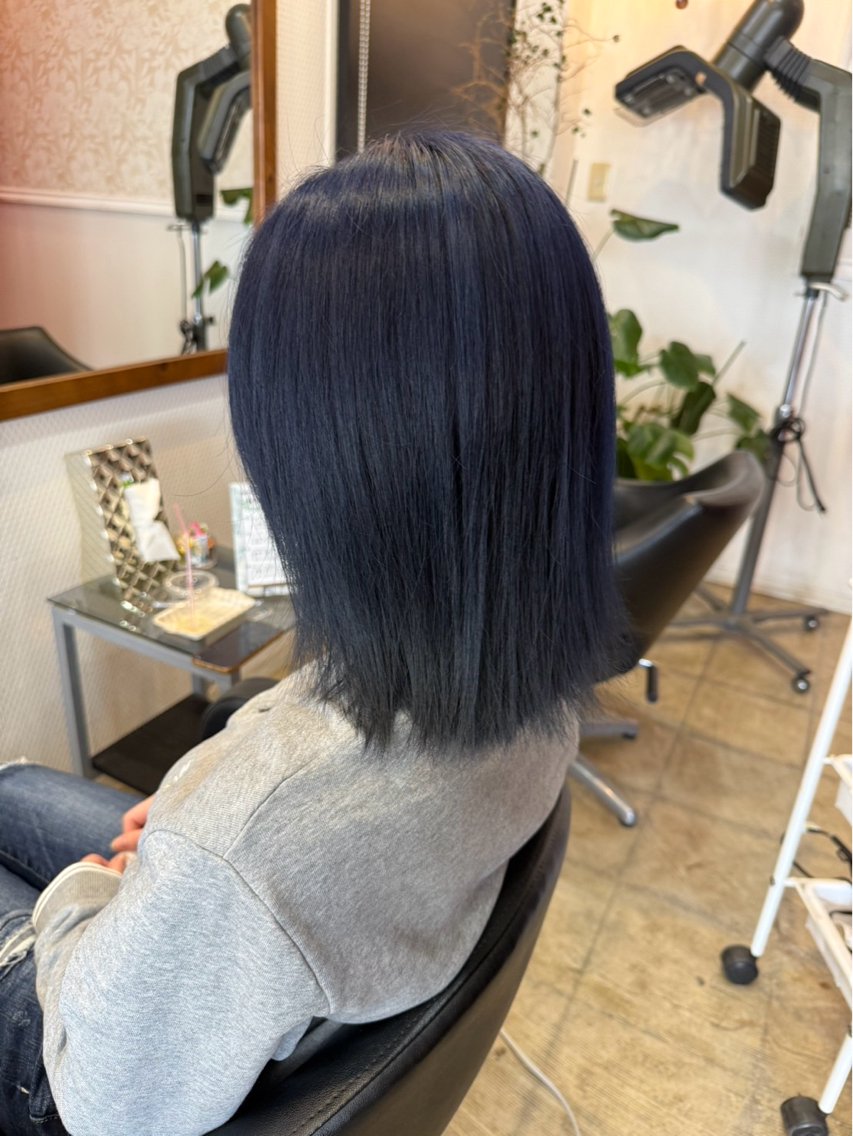 ミディアム カラー ヘアカラー Venus倉敷店 大源のヘアスタイル