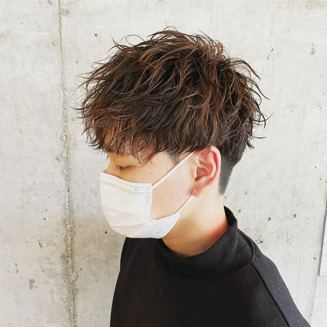 ショート パーマ メンズ カット パーマ トリートメント 🔥メンズ特化パーマ 🦖増田弘明🦖のヘアスタイル