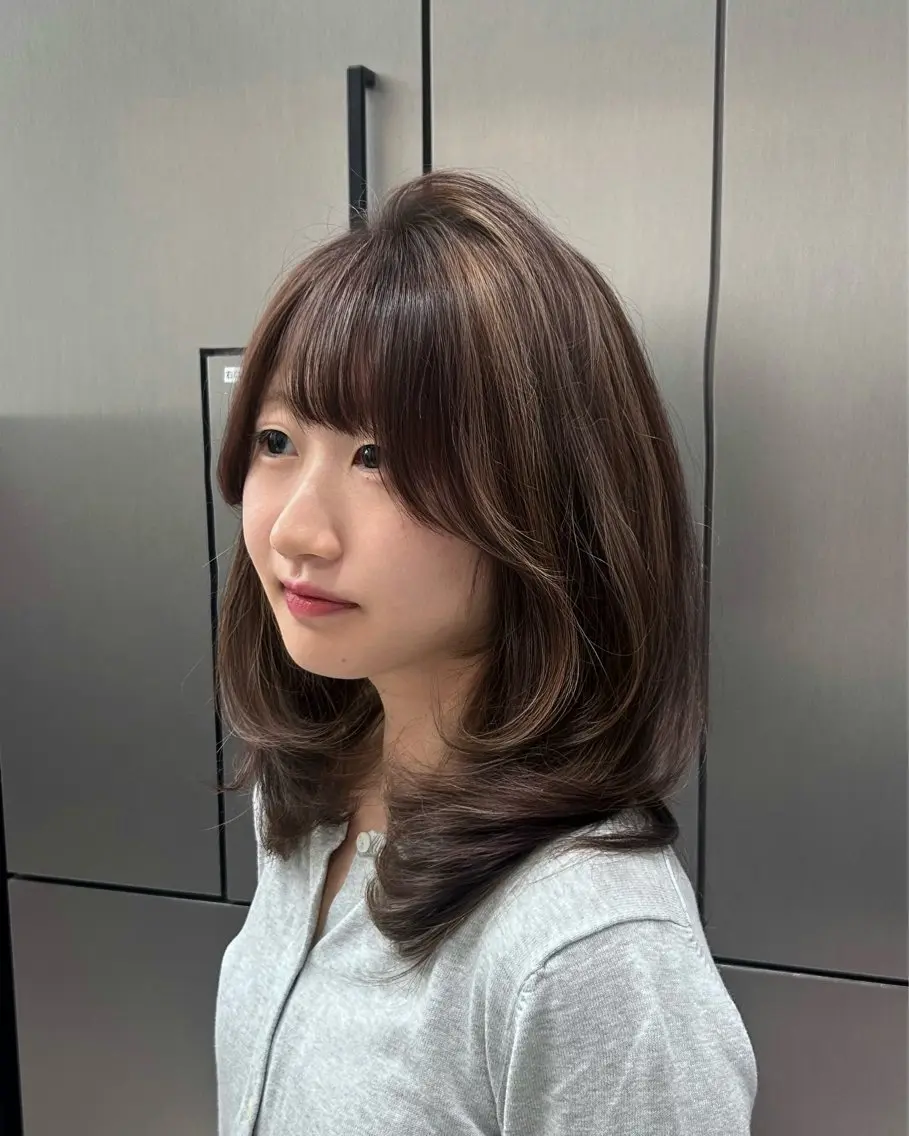 ロング ハイライト レイヤーカット カット ヘアカラー 大人レイヤー/艶美髪 🇺🇸TOMONAのヘアスタイル