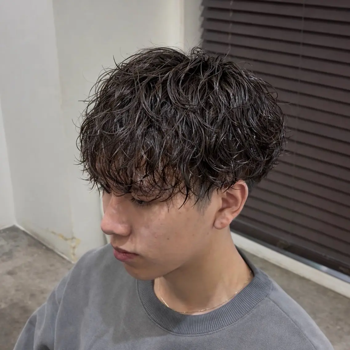 ショート パーマ メンズ マッシュ メンズパーマ カット パーマ トリートメント 伊藤 大/ニュアンス 《初めてのパーマ◎》のヘアスタイル