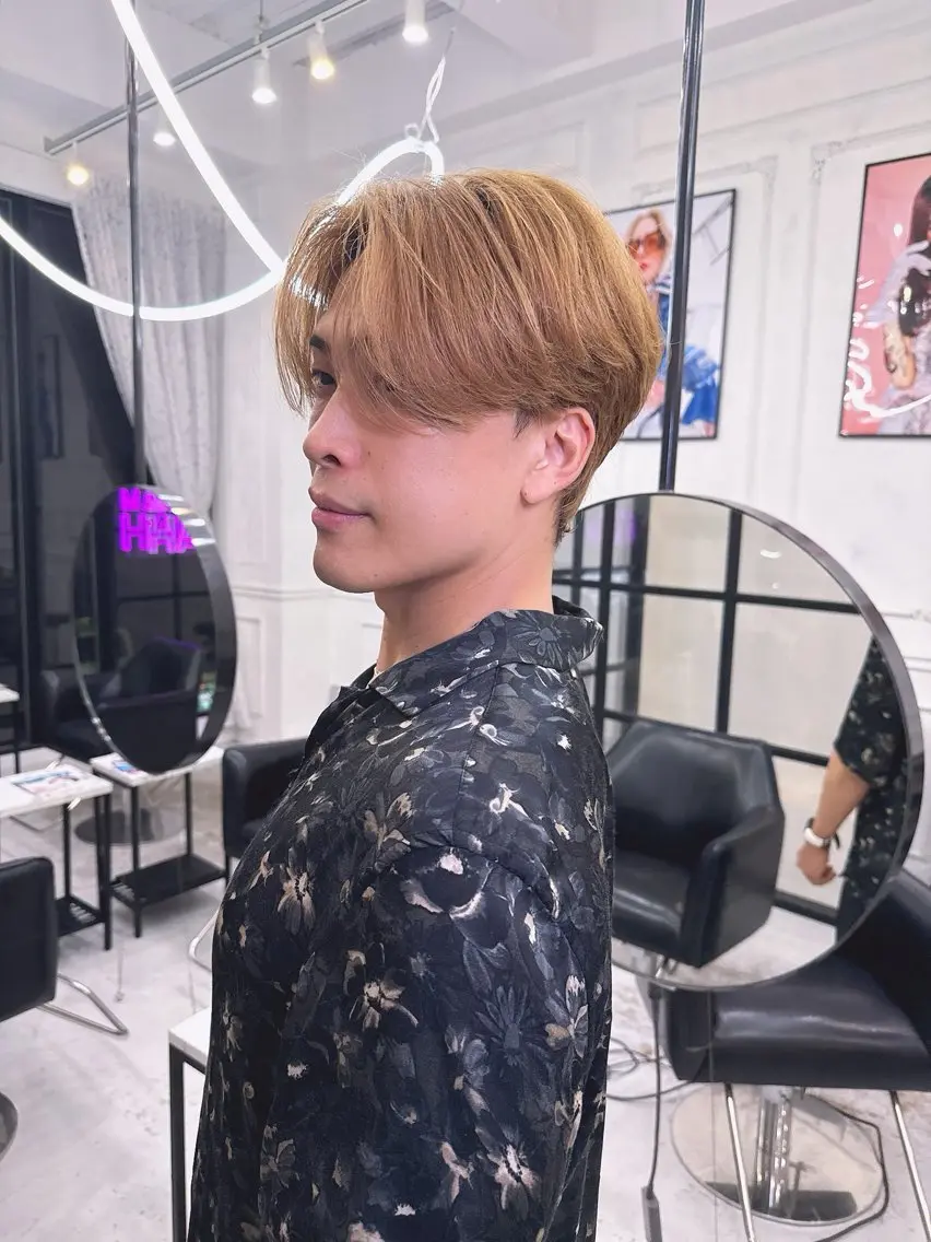 カラー パーマ メンズ Maison HALU/雄大のヘアスタイル