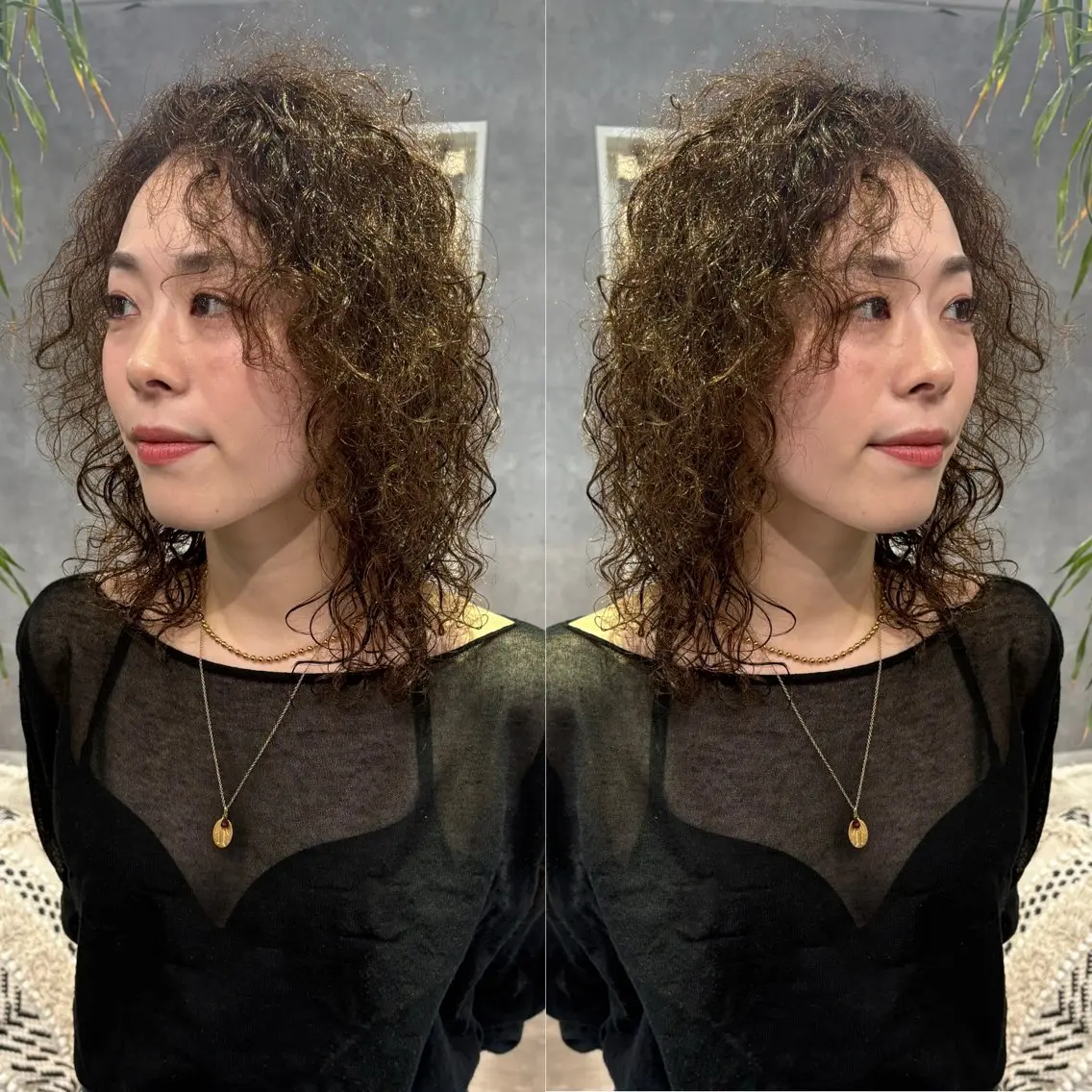 ミディアム 外国人風カラー レイヤーカット カット 大人上品特化 レイヤー🇺🇸山村のヘアスタイル