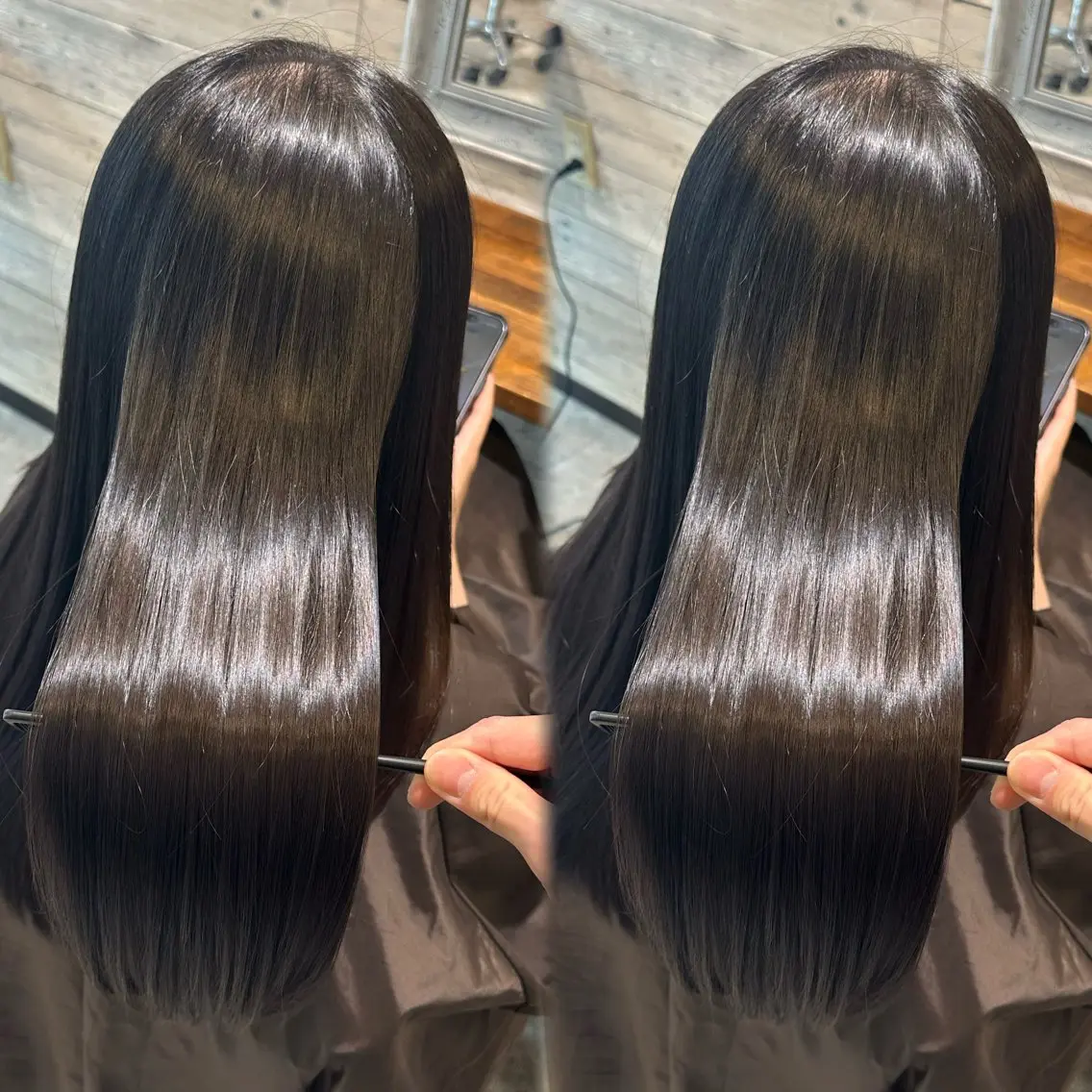 「✨当日レディース限定✨💇♀️」⭐️カット+⭐️髪質改善トリートメント【プレミアム】🌳の写真