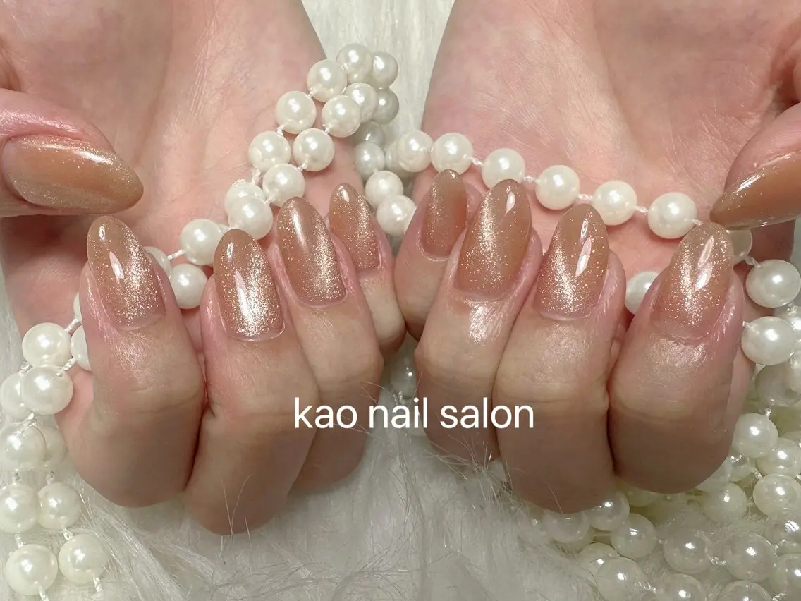 ネイル ハンドネイル kao nail マグネット/長さだしのネイルデザイン