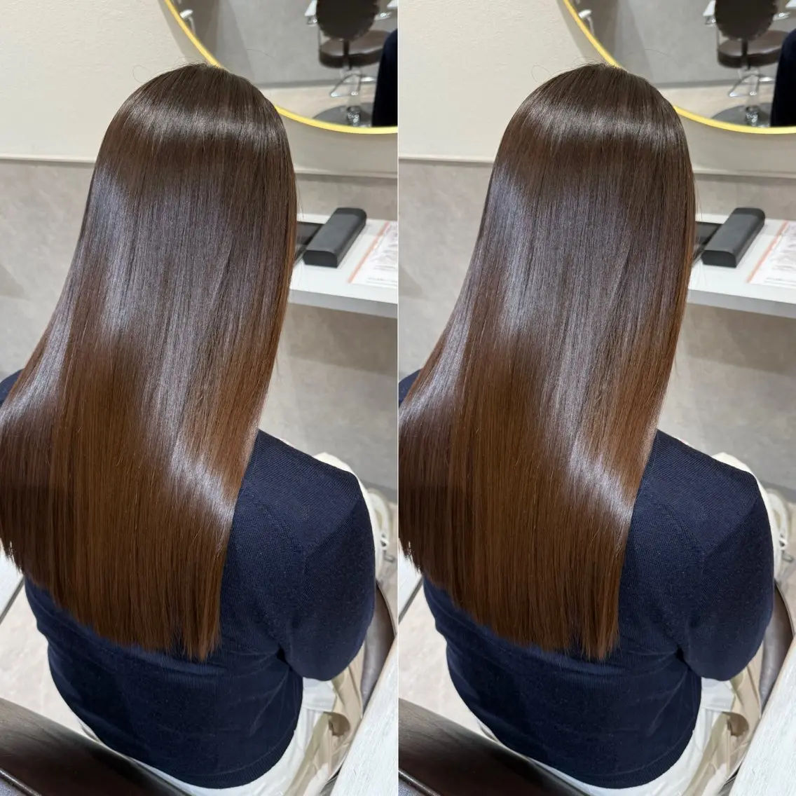 セミロング カラー カット ヘアカラー トリートメント 髪質改善カラー/銀座 /縮毛矯正/森田のヘアスタイル