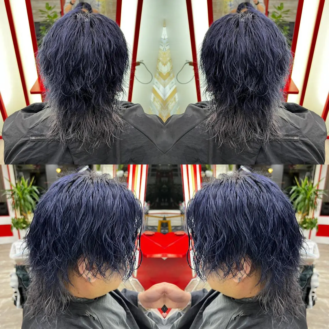 ミディアム カラー パーマ メンズ ✨️眉毛、派手髪、 ハイトーンShinの眉毛・アイブロウイメージ