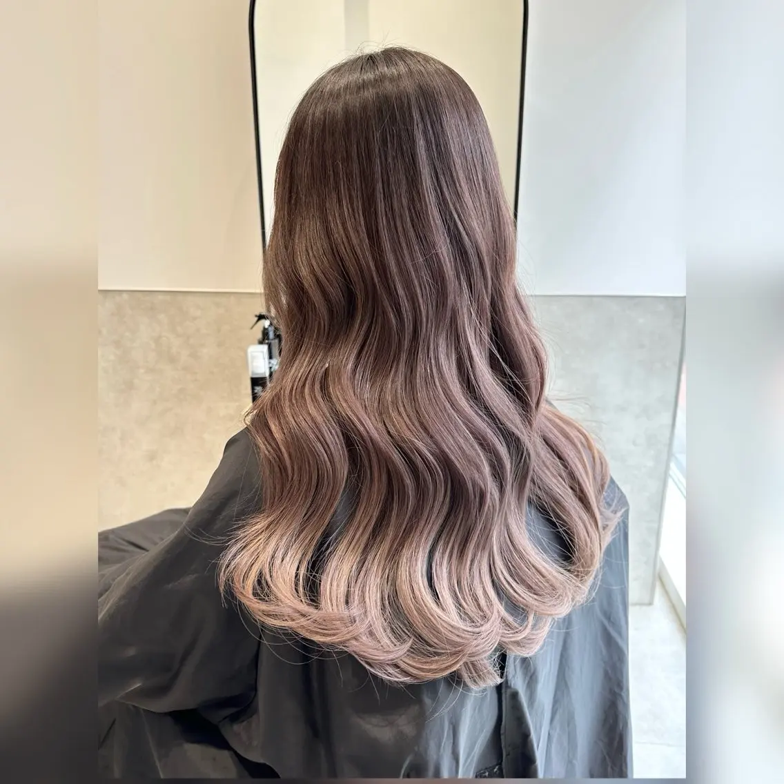 ロング ヘアカラー バレイヤージュ修正 Yusukeのヘアスタイル