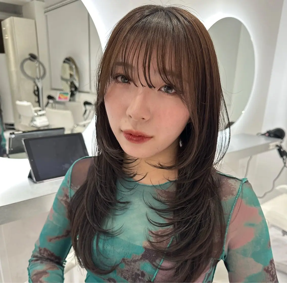ロング カット 上野/海外hair/ レイヤー/Anriのヘアスタイル