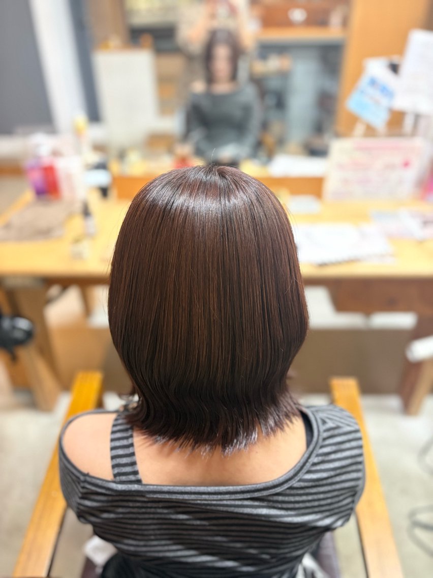 ミディアム 中村 叶愛のヘアスタイル