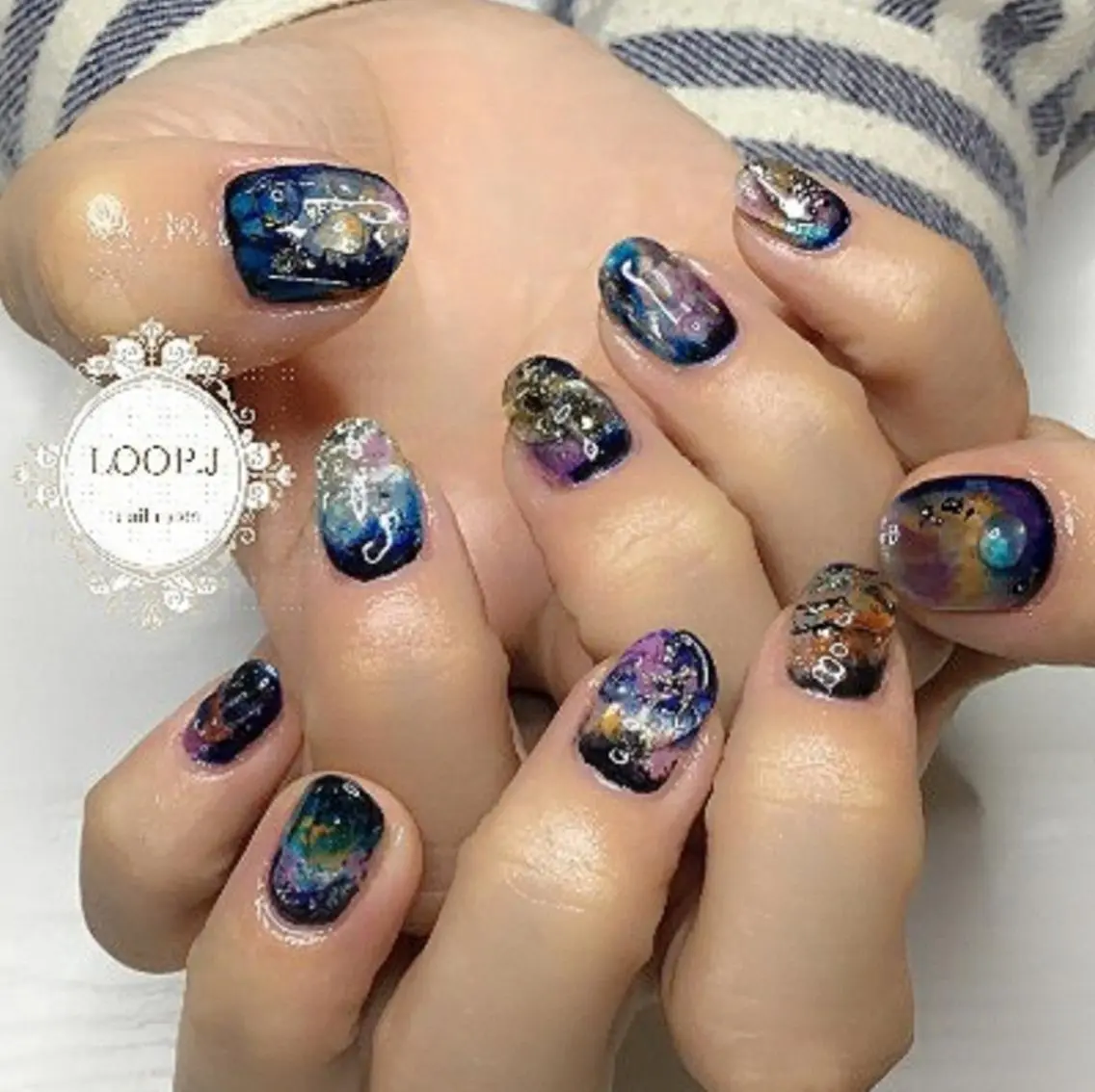 ネイル ハンドネイル おおくぼ めぐみのネイルデザイン