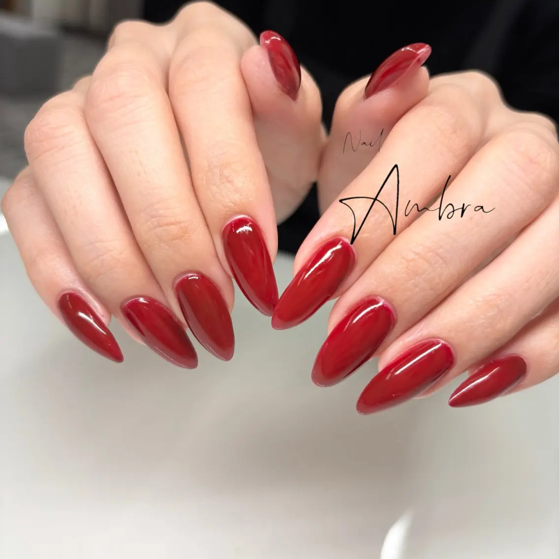 ネイル ボルドー Nail Ambra 小山のネイルデザイン