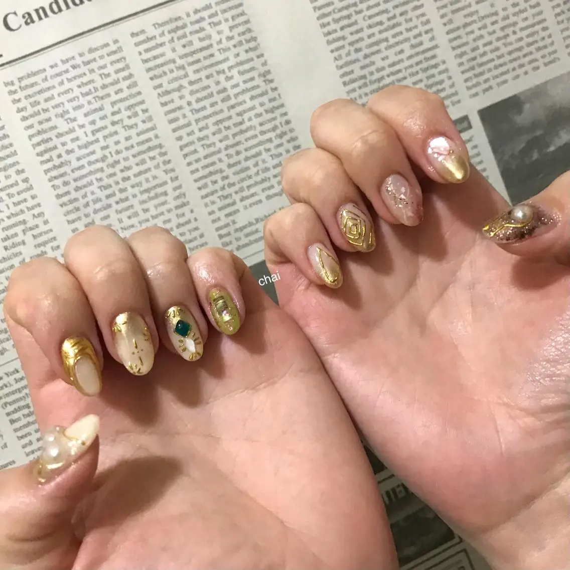ネイル ハンドネイル chai nail _ai📍鶴橋/桃谷のネイルデザイン