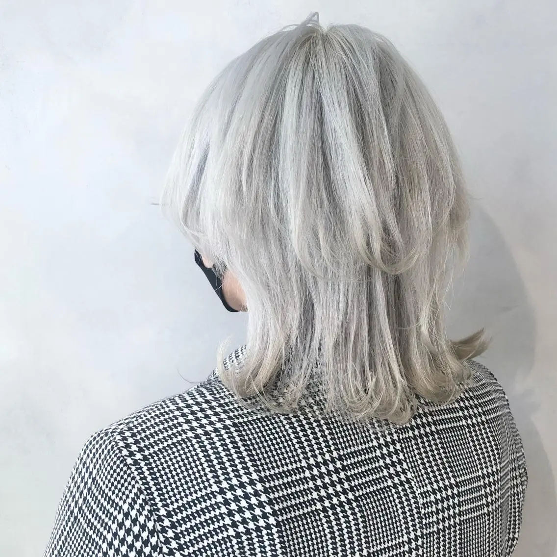 ミディアム ヘアカラー トリートメント 髪質改善⌇透明感 カラー⌇川上葵のヘアスタイル