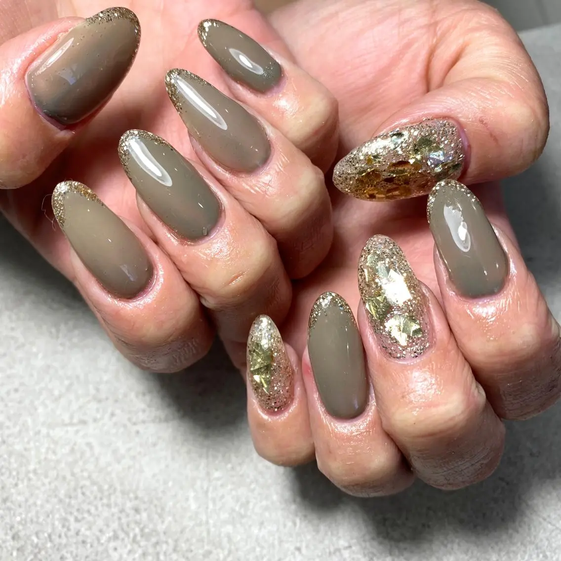 ロング ネイル ハンドネイル 557 nailのネイルデザイン
