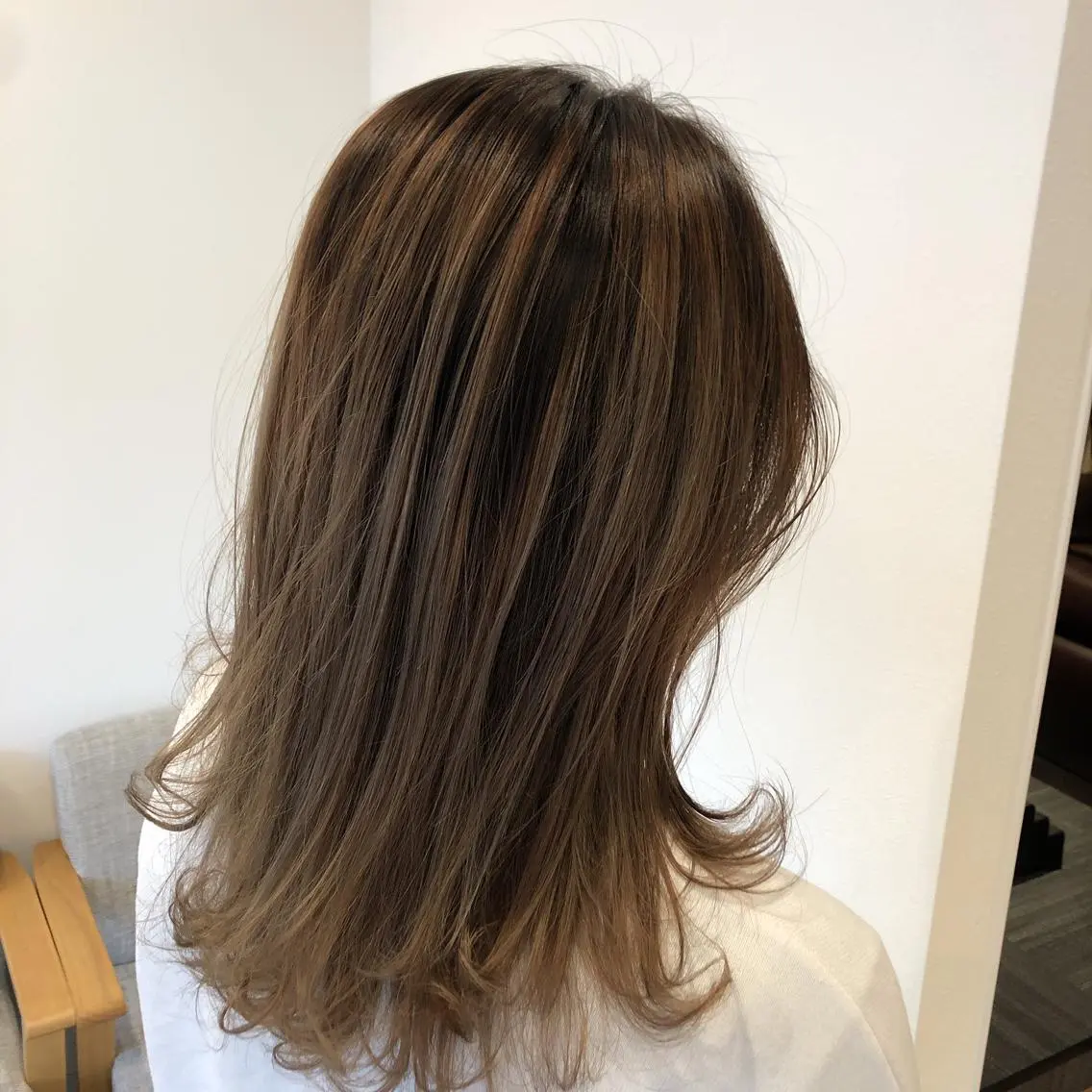 ミディアム レイヤーカット 堀田 将輝のヘアスタイル