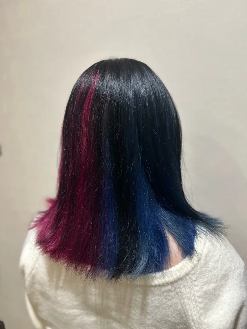 ミディアム カット ヘアカラー トリートメント SUGAR/ソウ みたけのヘアスタイル