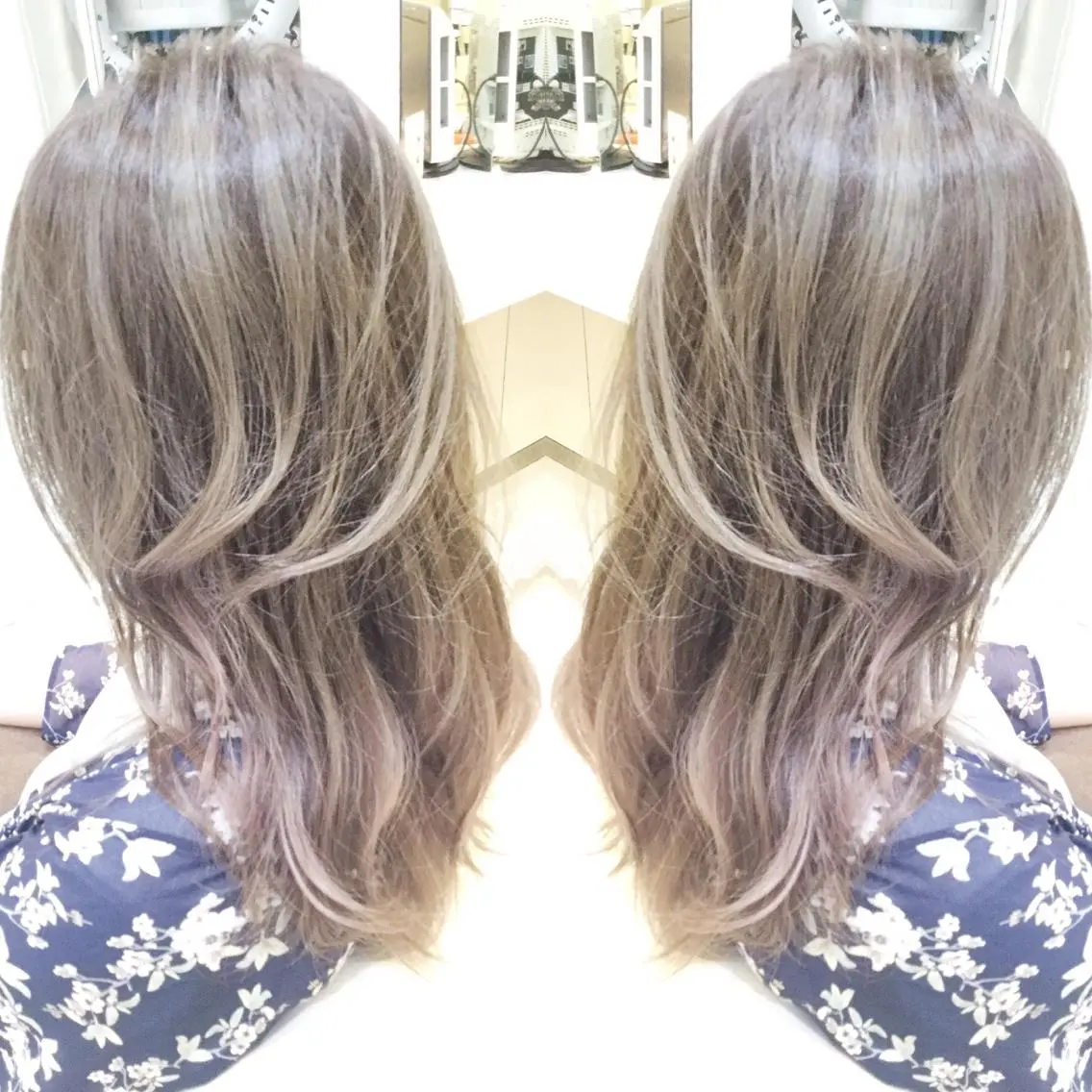 ロング カット ヘアカラー トリートメント アルター森川 義則のヘアスタイル