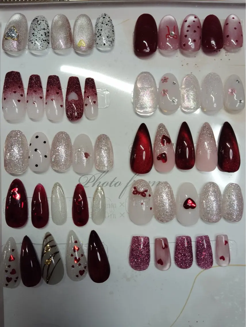 ネイル アートネイル オーロラネイル ガーリー キラキラネイル 韓国ネイル Mio NailsalonUのネイルデザイン