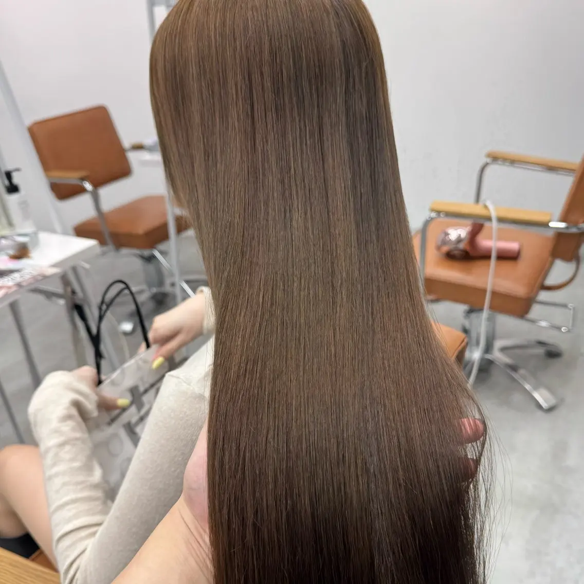 ロング カラー ヘアアレンジ ヘアカラー トリートメント ブリーチなしカラー /新百合ヶ丘/安形翔のヘアスタイル