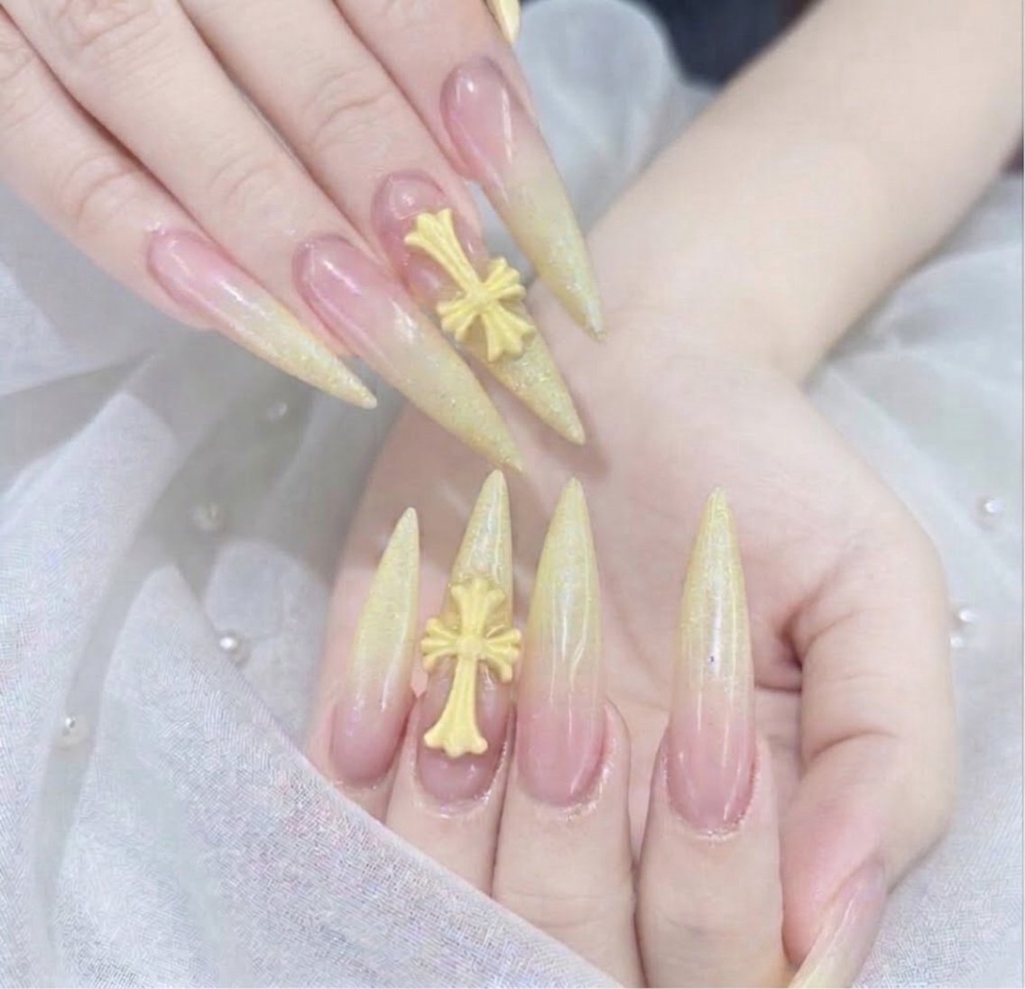 ロング 韓国風ヘア ロング ハンドネイル ハンドケア CHIBI NAIL SALON 船橋のネイルデザイン