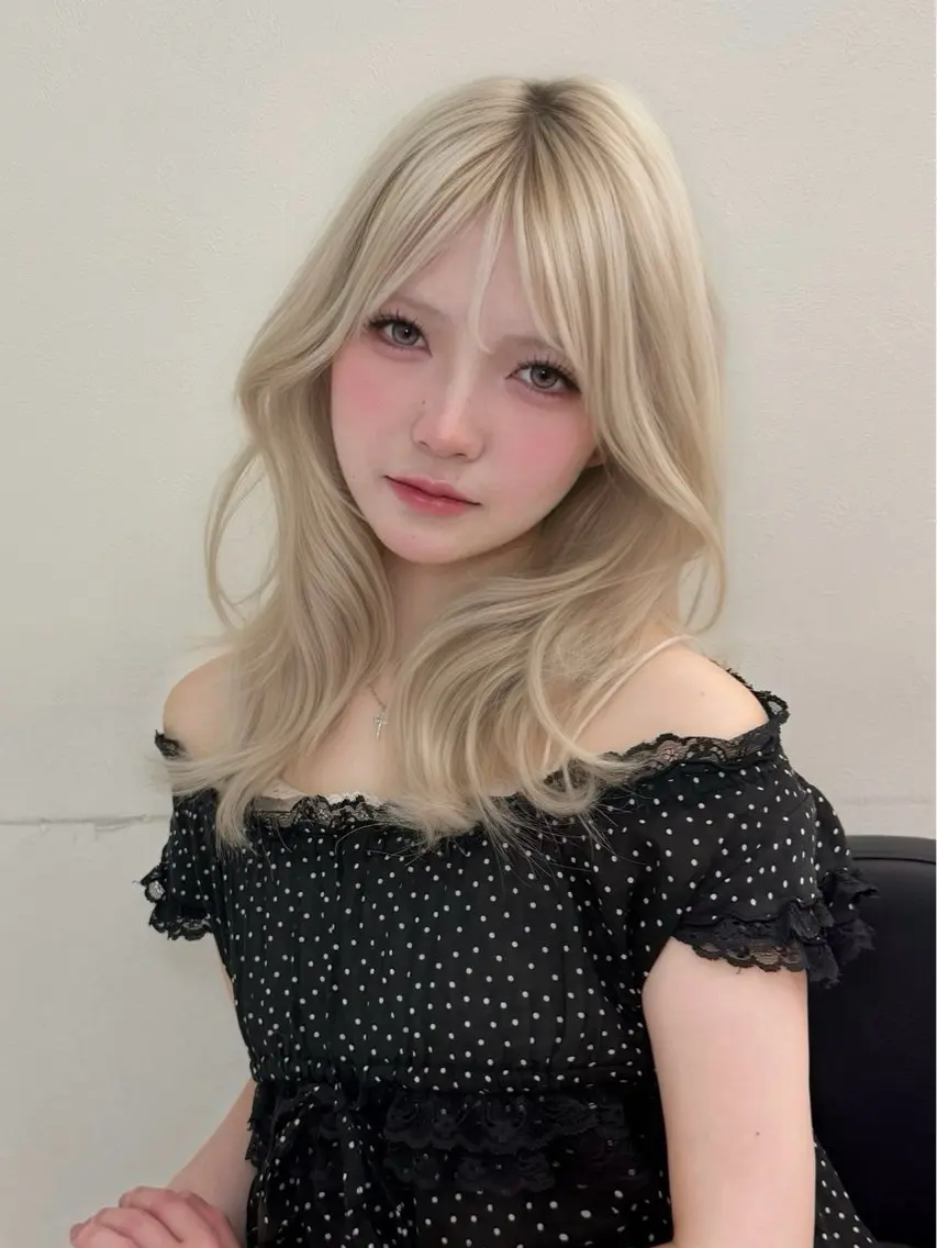 ロング カラー ヘアセット 上品モテヘア🩶 karen🩶のヘアスタイル