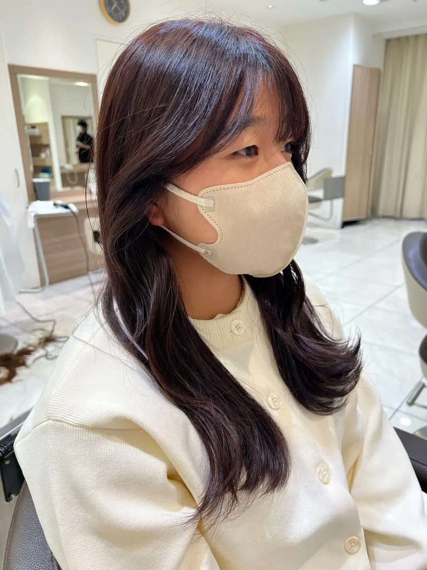 セミロング カラー Junka/レイヤー /透明感艶カラー🎀のヘアスタイル