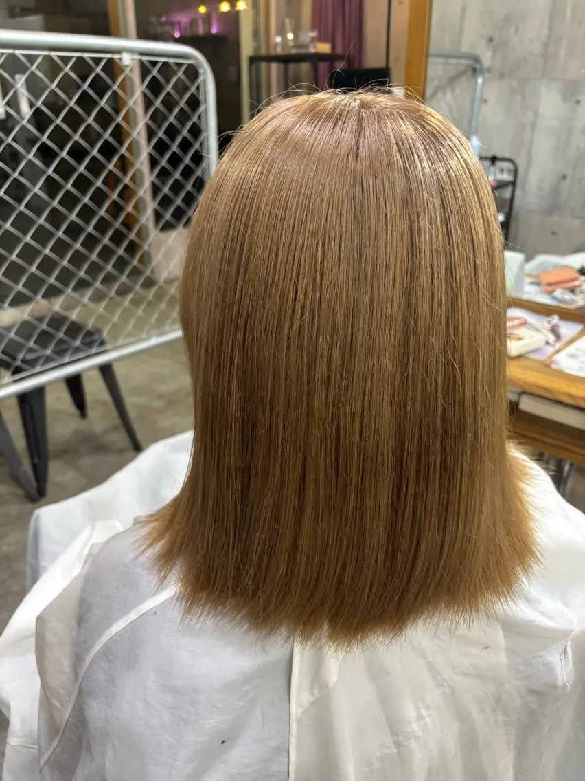 ミディアム ヘアカラー 町田美容師 shionのヘアスタイル