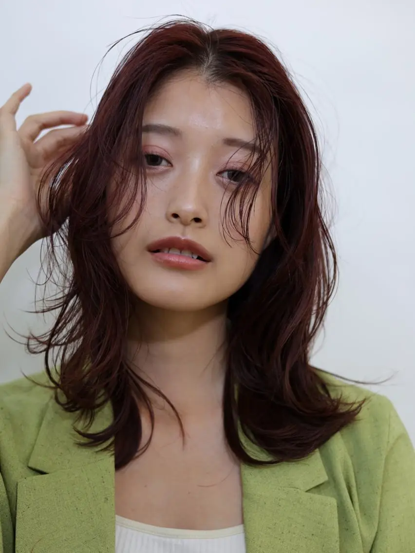 〈平日限定〉レディースカット+パーマモデル様🖤※条件をご確認ください。の写真