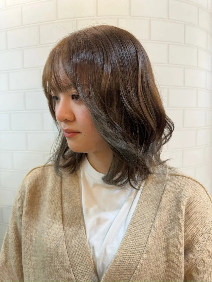 ミディアム 加藤 大河のヘアスタイル