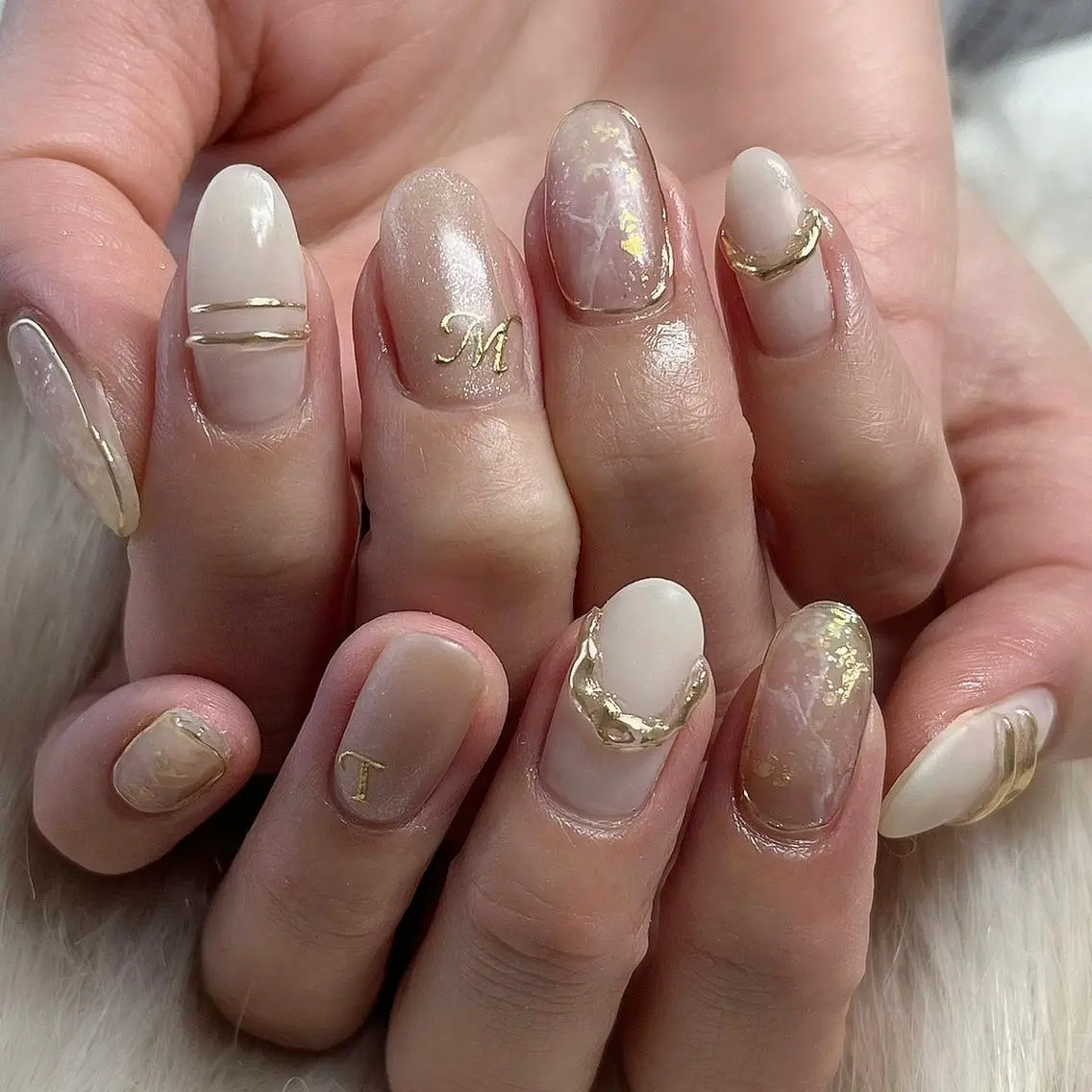 ネイル アートネイル ニュアンスネイル Nail Salon Momoのネイルデザイン