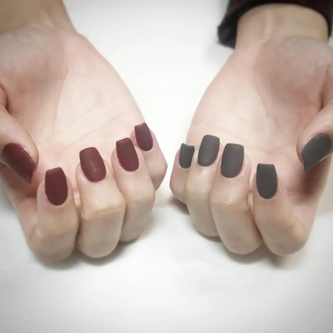 ネイル ボルドー マットネイル lylynail YUUKAのネイルデザイン