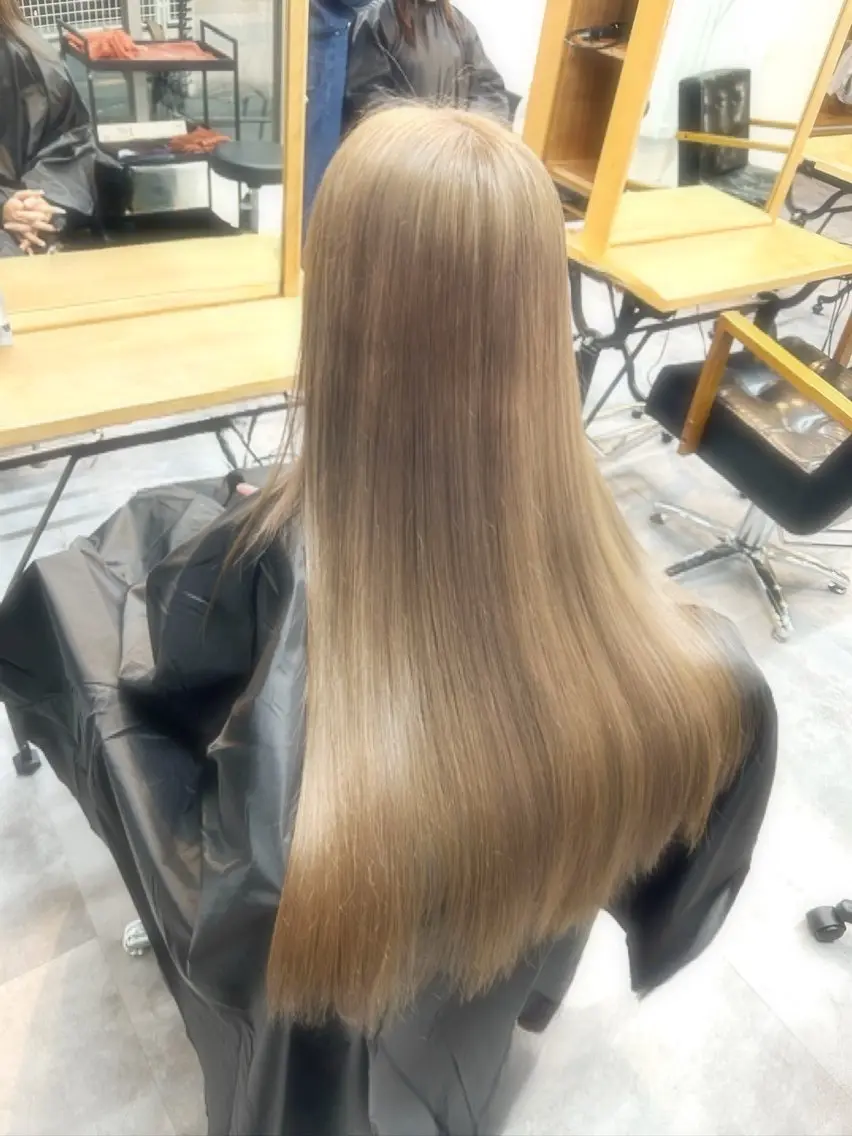 ロング カラー カット ヘアカラー CIEL岡山店／ Chida ⛄️のヘアスタイル