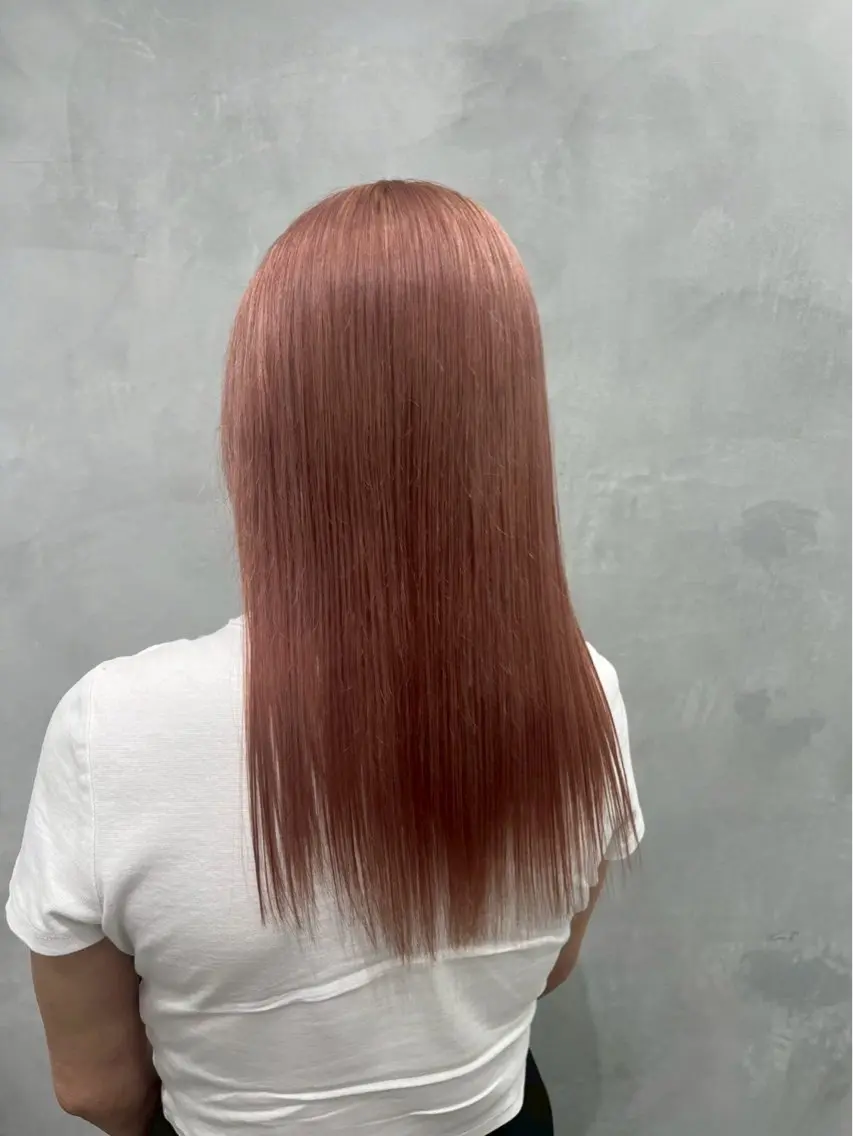 ロング カラー ハイトーンカラー🐬 えりかのヘアスタイル