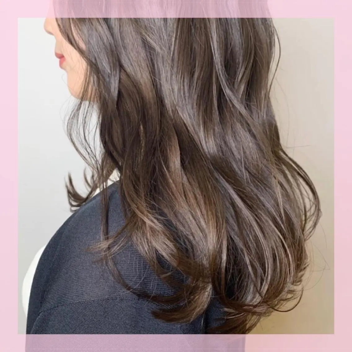 ロング カラー アディクシーカラー ブリーチ ブリーチなしカラー シルバー 🍒前川 🍒のヘアスタイル