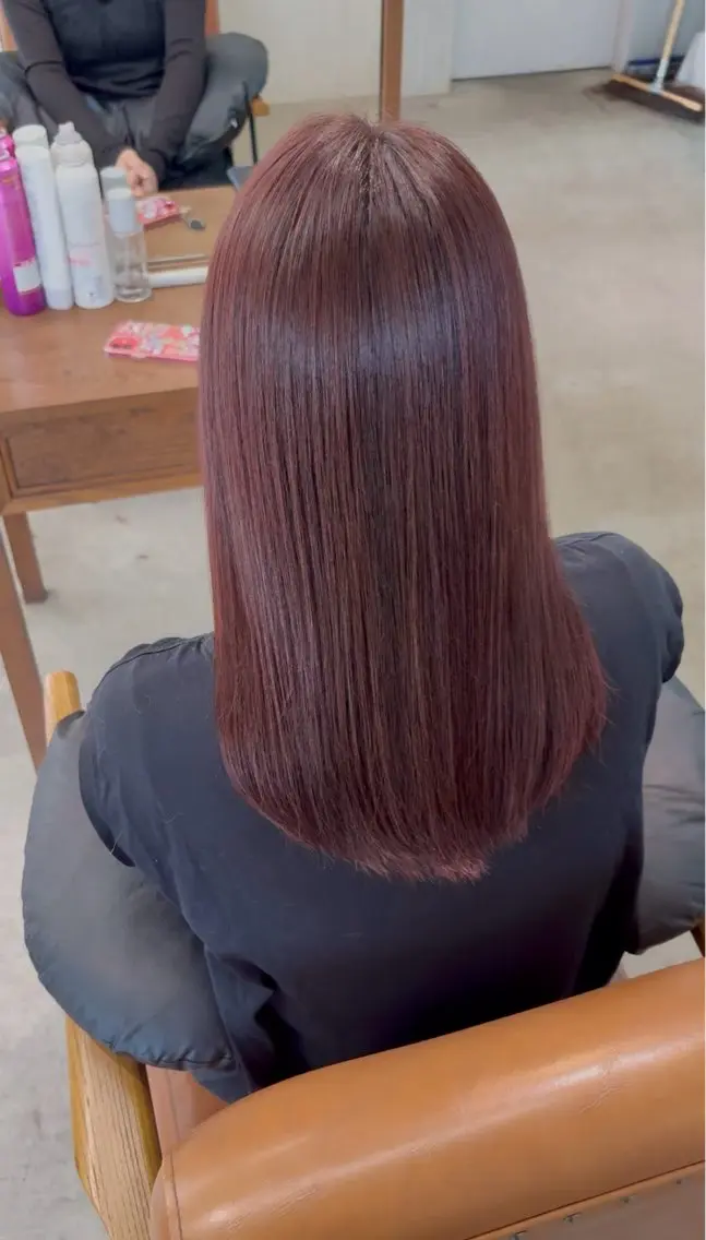 ミディアム カット ヘアカラー トリートメント SONO 【一宮】のヘアスタイル